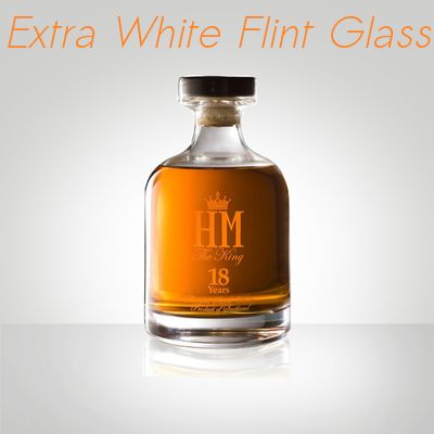 comprare 0.75L vetro Crystal Rum Decanter 21.5mm con la pittura di pendenza dei tappi smerigliati online manufacture