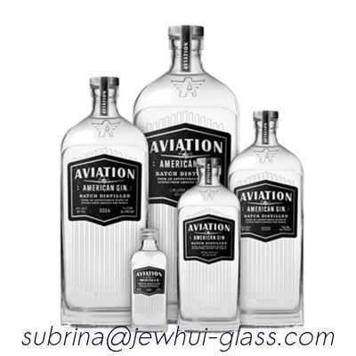 comprare Bottiglie di whiskey decorative di timbratura calde della bottiglia di vetro del whiskey dell'OEM fabbricazione online