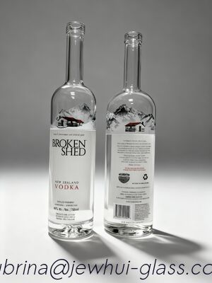 comprare Bottiglia di vetro da 700ml, 1000ml - Personalizzazione, Bottiglia di vetro Super Flint, Vodka Nuova Zelanda fabbricazione online