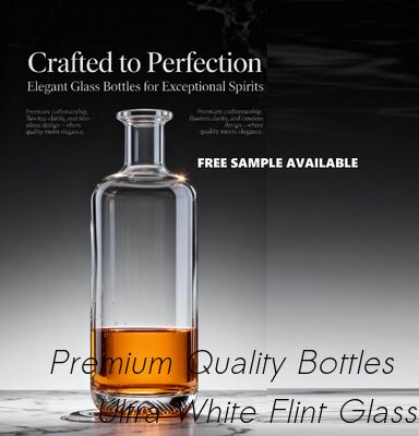 comprare 700ML XO, JIMM Gognac   Bottiglia di vetro - Personalizzazione, Bottiglia di vetro super trasparente fabbricazione online