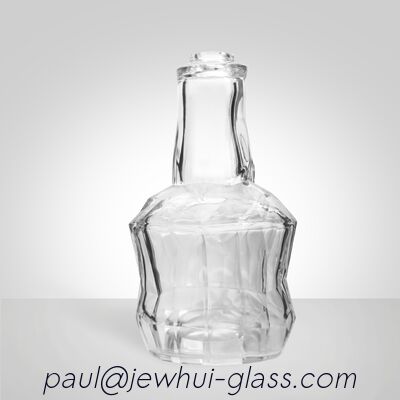 comprare Decanter in vetro Super Flint Diamond Cut, XO, brandy, vodka, liquore, gin, rum, tequila, whisky, brandy, bottiglia di vetro per distillati con tappi in vetro massiccio fabbricazione online