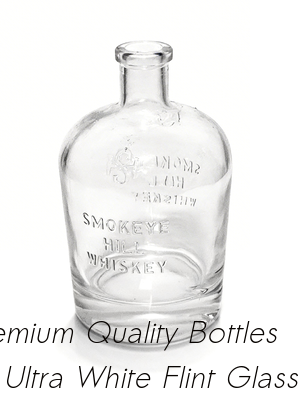 comprare BOTTIGLIA IN VETRO DI WHISKY SMOKE HILL rotonda da 750 ml fabbricazione online