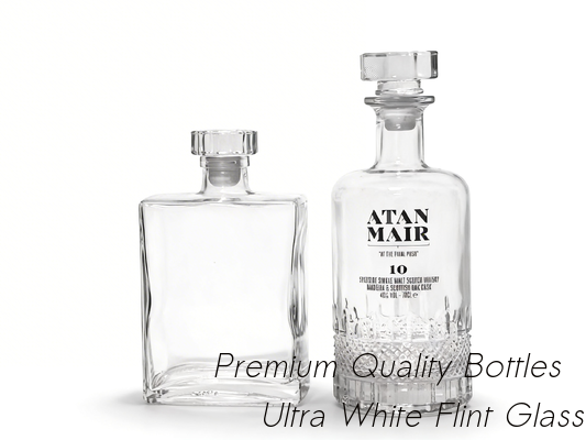 comprare 750 ml DECANTER di vetro, ARMAN BRADY XO bottiglia di vetro, VODKA, WHISKEY, PRENIUM RECTANGLE bottiglia di vetro fabbricazione online
