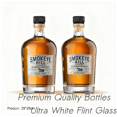 comprare Il whiskey premio dell'OEM imbottiglia glassare di finestra ricoprente parziale eccellente del silice ISO9001 fabbricazione online