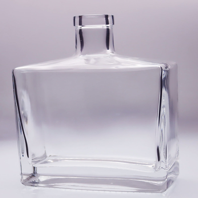 comprare Quadrato di lusso 1200g di rettangolo della bottiglia di vetro della decalcomania durevole elegante online manufacture