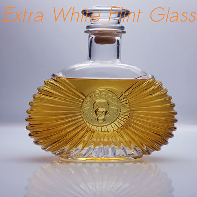 comprare Bottiglia di vetro premio Flint Glass 1000ml dell'OEM con il tappo smerigliato online manufacture