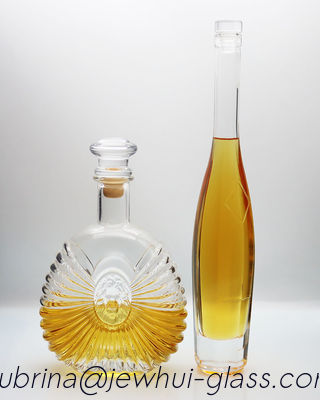 comprare bottiglia di vetro Diamond Super Premium Printing Golden del vino del ghiaccio 375ml fabbricazione online