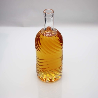 comprare Bottiglia impressa di vetro di vino di Logo Sculpture Luxury Spirits Bottle 850g 750ml online manufacture
