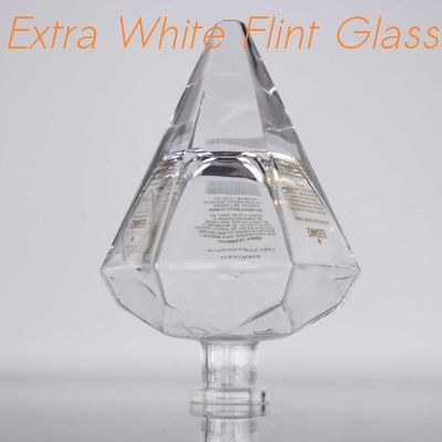 comprare Diamond Shaped Decanter lucidato decalcomania 1000ML 700ml 21.5mm Crystal White online manufacture