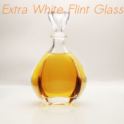 comprare Fondo piano spesso di lusso premio 500ml 750ml della bottiglia 1200g di alcoolici dell'OEM online manufacture