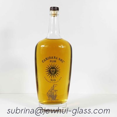 Buon prezzo 1000ml  Whisky Glass Bottle, Super Flint,  Australian Rum in linea