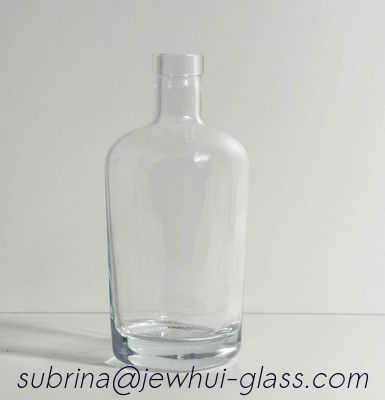 Buon prezzo Glassare basso pesante della vedova del sughero 375ml Mini Spirit Bottle 175MM della cima di T in linea