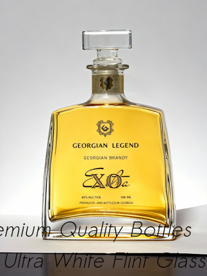 Buon prezzo il liquore del vetro trasparente 700ml imbottiglia/la bottiglia di vetro del whiskey in linea