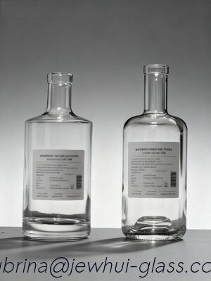 Buon prezzo Bottiglia in vetro da 750 ml di vodka - personalizzazione, bottiglia in vetro Super Flint, bottiglia di lusso in linea