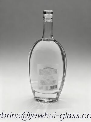 Buon prezzo Bottiglia in vetro da 750 ml di vodka - personalizzazione, bottiglia in vetro Super Flint, bottiglia di lusso in linea