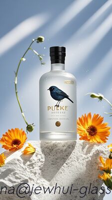 Buon prezzo Bottiglia in vetro da 750 ml di vodka - personalizzazione, bottiglia in vetro Super Flint, bottiglia di lusso in linea
