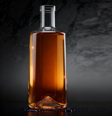 Buon prezzo 700ML XO, JIMM Gognac   Bottiglia di vetro - Personalizzazione, Bottiglia di vetro super trasparente in linea