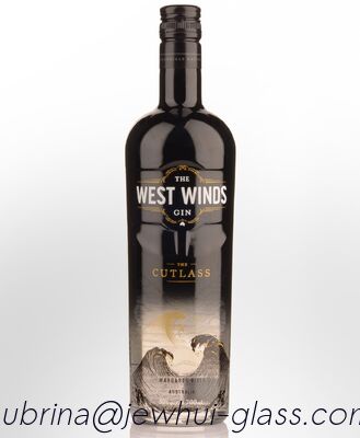 Buon prezzo Bottiglia in vetro di gin classico Perfetto per distillatori artigianali ed esportatori di bevande con vetro spessa e finitura elegante in linea