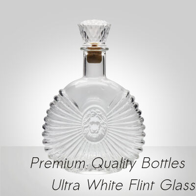 Buon prezzo Decanter in vetro Super Flint Diamond Cut, XO, brandy, vodka, liquore, gin, rum, tequila, whisky, brandy, bottiglia di vetro per distillati con tappi in vetro massiccio in linea