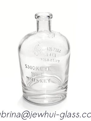 Buon prezzo BOTTIGLIA IN VETRO DI WHISKY SMOKE HILL rotonda da 750 ml in linea