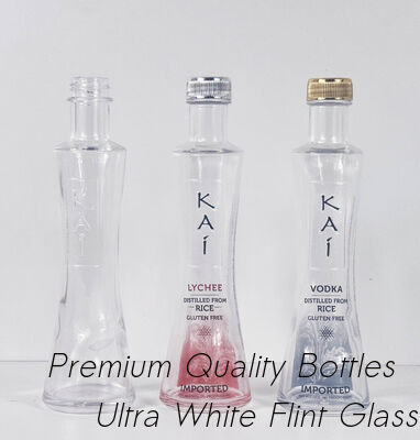 Buon prezzo 200ml slim Vodka Bottiglia di vetro con chiusure T-CORK o GPI, chiusure Gula in linea