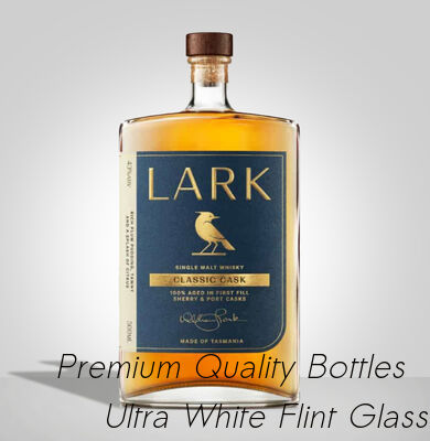 Buon prezzo 500 ml Extra Flint Whiskey Bottiglia di vetro, Extra Flint, base sottile in linea