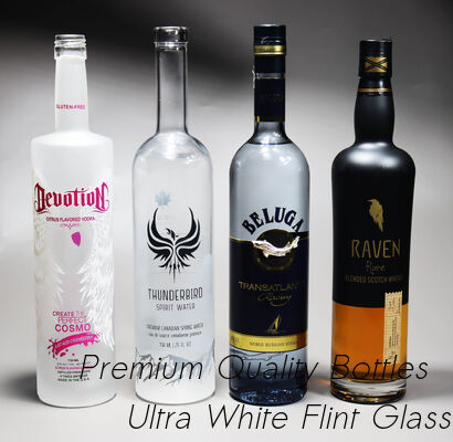 Buon prezzo 200 ml 500 ml 1750 ml Bottiglia di Spiriti in vetro Lettere in rilievo 209 Bottiglia di Gin in vetro in linea