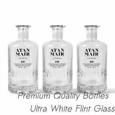 Buon prezzo Whiskey eccellente di Field For Vodka del bottaio di Flint Sphere Glass Bottle 500ml 5000ml in linea