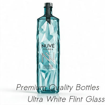Buon prezzo Bottiglia impressa di vetro di vino di Logo Sculpture Luxury Spirits Bottle 850g 750ml in linea